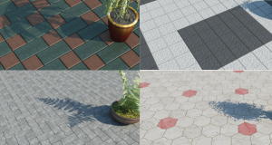 Glossy Pavers